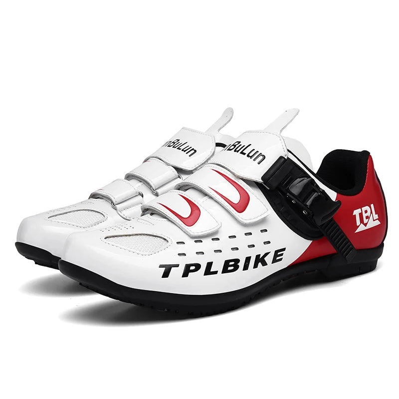 New Men’s and Women’s Bicycle Shoes Outdoor Cycling Shoes with Three Functional Soles Professional Training Shoes