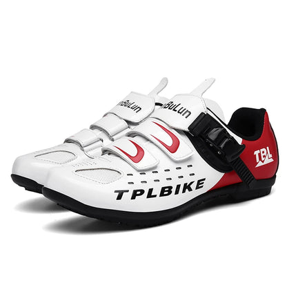 New Men’s and Women’s Bicycle Shoes Outdoor Cycling Shoes with Three Functional Soles Professional Training Shoes