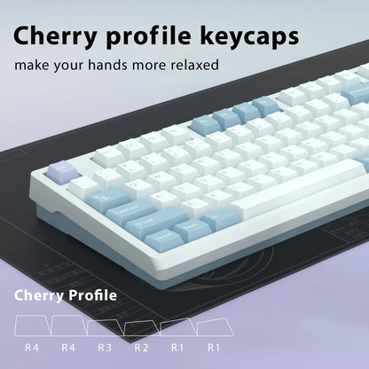 KBDiy GMK Illusion Keycap Perfil Cherry Double Shot PBT ISO Teclas para Kit de Teclado Mecânico Gamer Gaming Point Retro