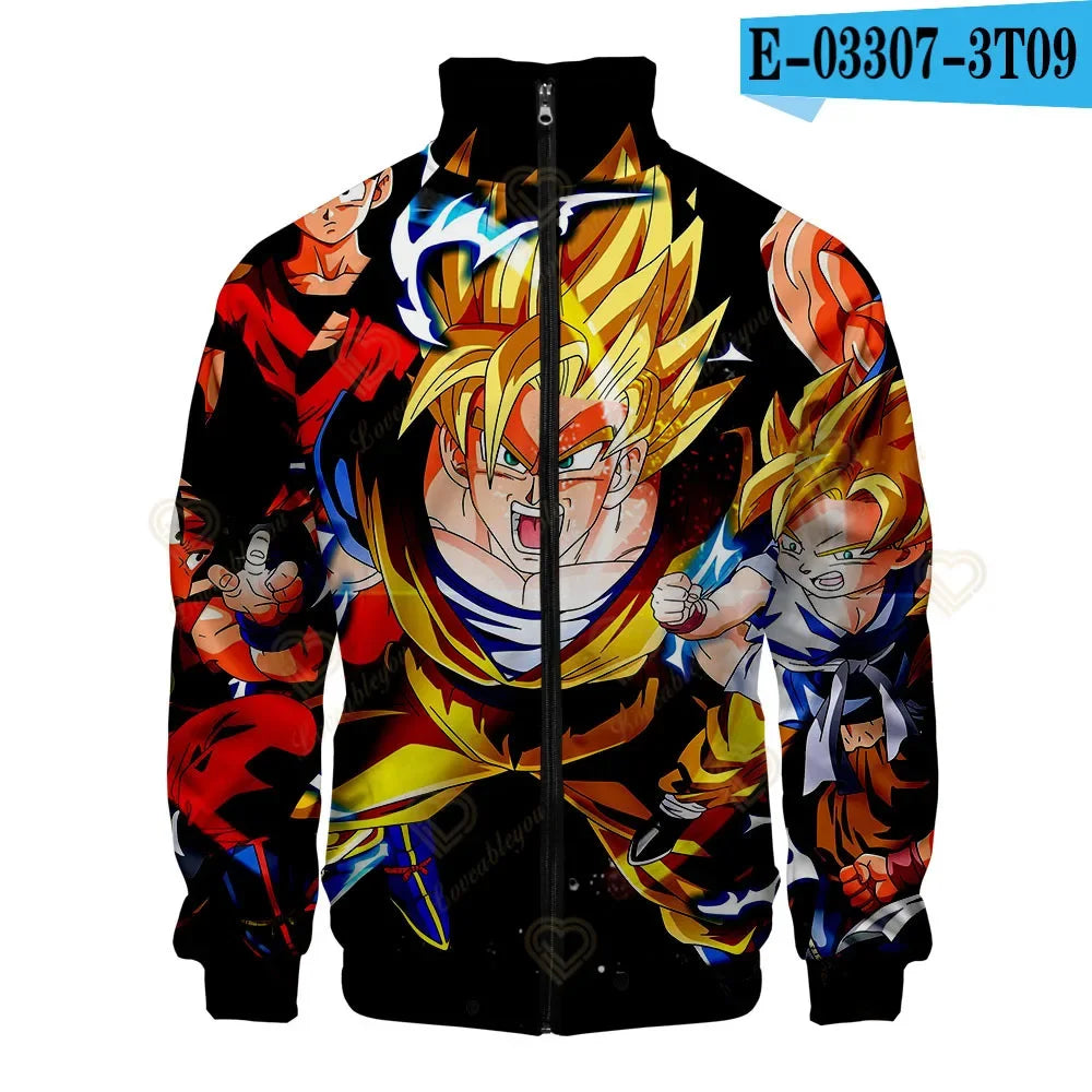 Japan Anime Harajuku Manga Dragon Ball Hoodies Sweatshirt Streetwear Winter Pullover Fashion Long Sleeve Men 3D Print Clothing