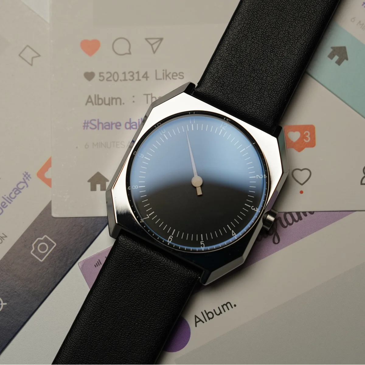 Montre vintage SKU pour homme, marque de luxe, haute qualité, style vintage, quartz, montre rare, design unique, montre-bracelet tendance pour homme.