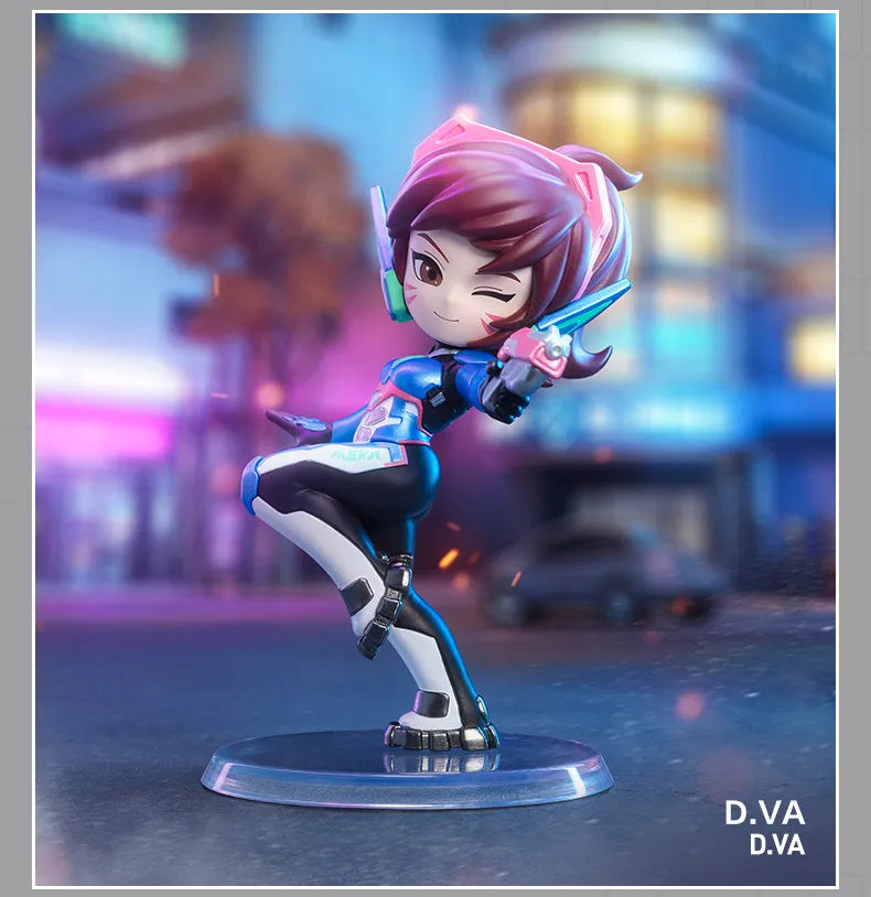 POP MART Overwatch Play of the Game Series Original-Blind-Box Überraschungs-Mystery-Box Niedliche Anime-Actionfiguren Ornamente Figuren