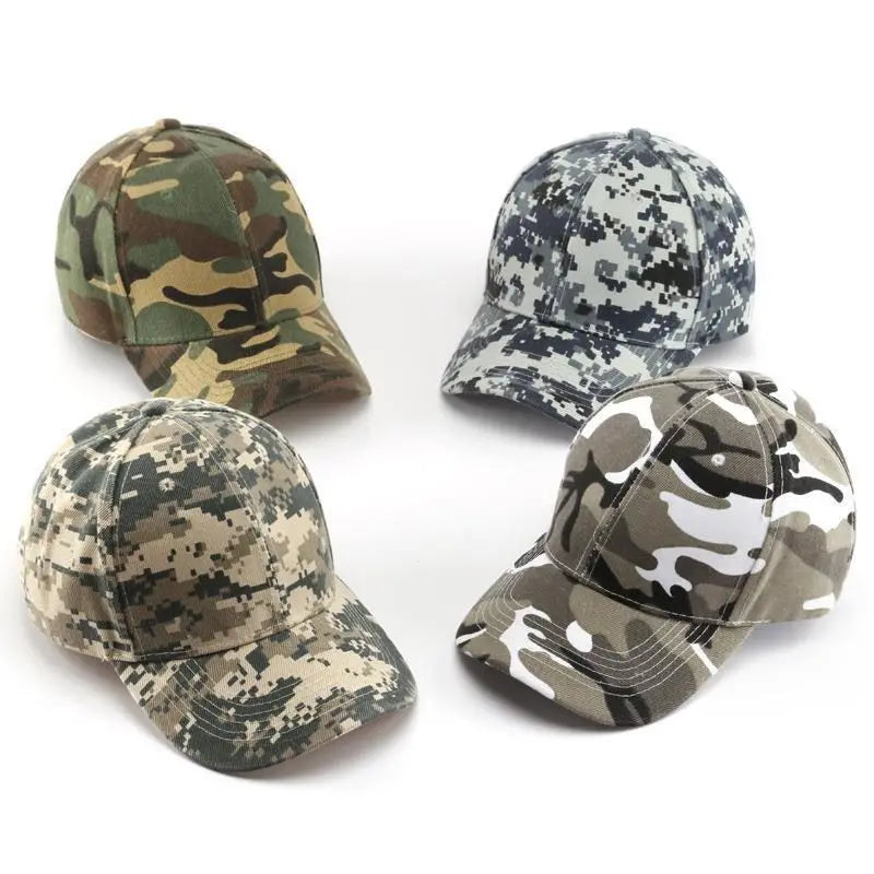 Tactical Military Baseball Caps Camouflage Army Soldier Combat Paintball Men Women Outdoor Sport Adjustable Sun Hats