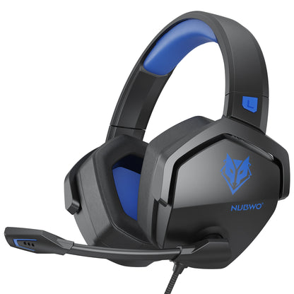 Casque de jeu NUBWO N16 – Micro antibruit, son stéréo et casque de jeu au design confortable pour PS5, PS4, Xbox One