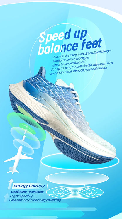 Onemix Wind Wings Pantofi de alergare respirabili pentru bărbați, maraton, sport și casual; pantofi sport pentru femei; ușori; pentru bărbați; pentru activități în aer liber; coardă de sărit