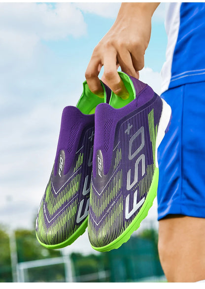 New Men's Football Boots Grass Cleats Futsal Comfortable Turf Soccer Shoes Sport Ultralight Fg Non Slip Indoor Adult Non-Slip
