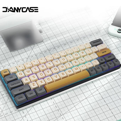Conjunto de 125 teclas XDA PBT Matcha Green para teclado mecânico de 61/64/68/75/87/98/104/108 teclas, compatível com Cherry/Gateron/Otemu/Kailh