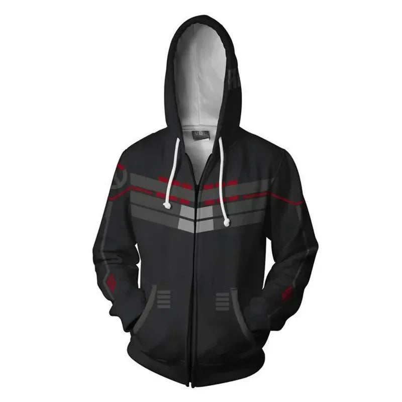 Anime gaming hoodie majica s kapuljačom, 3D print Overwatches DVA DJ, cosplay kostim za žene, muškarce i parove, jakna s kapuljačom, gornji odjevni predmet