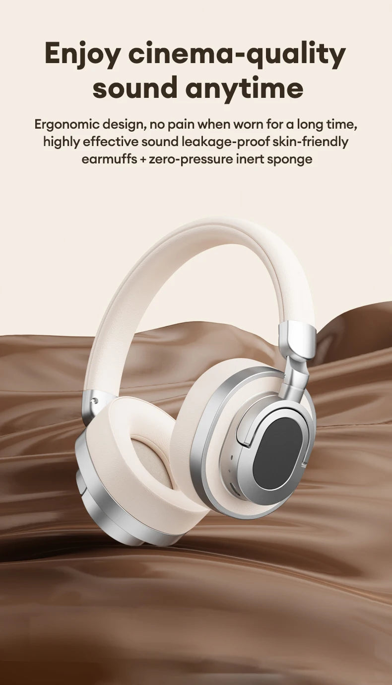 Lenovo LE602 Bluetooth 6.0 Over-Ear-Kopfhörer – HiFi-Stereo-ANC-Gaming-Headset kabellos & kabelgebunden mit ENC-HD-Mikrofon