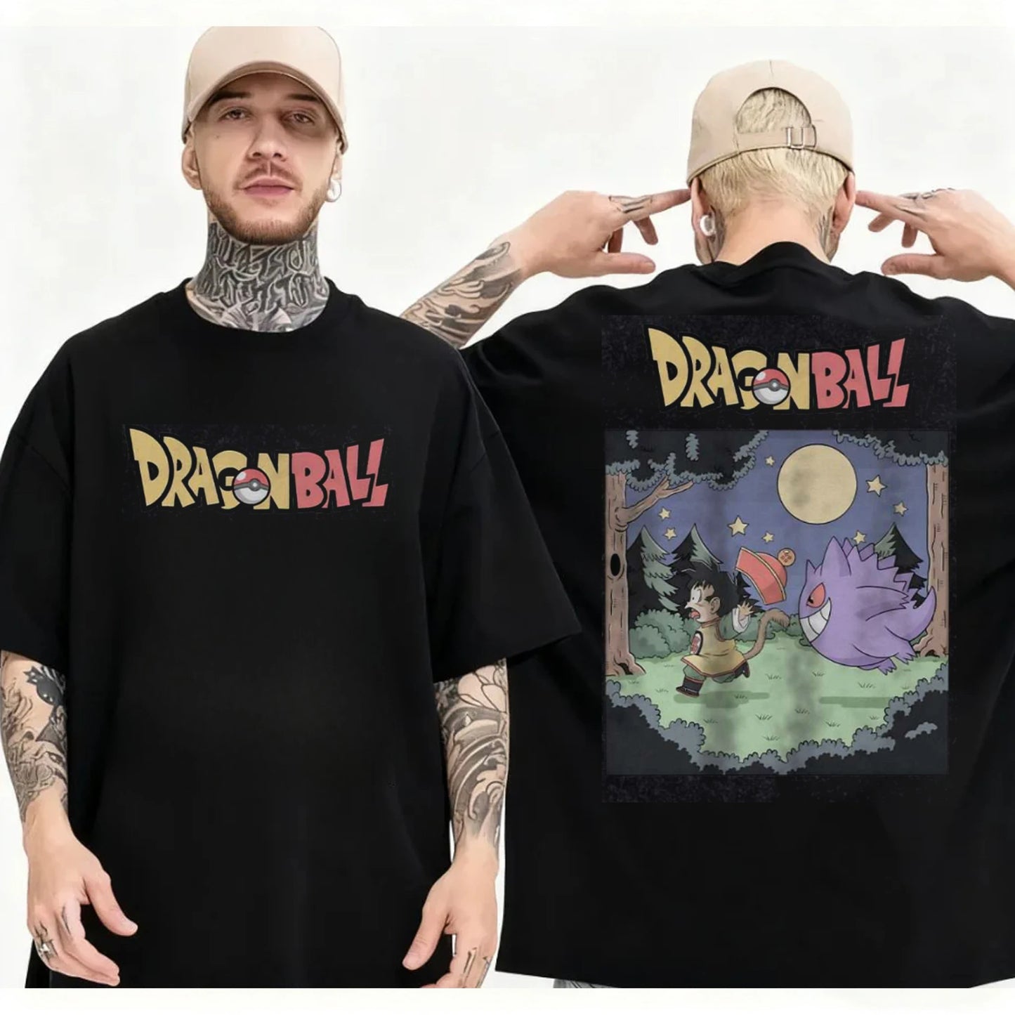 Dragon Ball Japanese Anime Printed Men's T-Shirt Majin Buu Boys Children Harajuku Short Sleeve Kids Goku T-shirt Summer Clothing