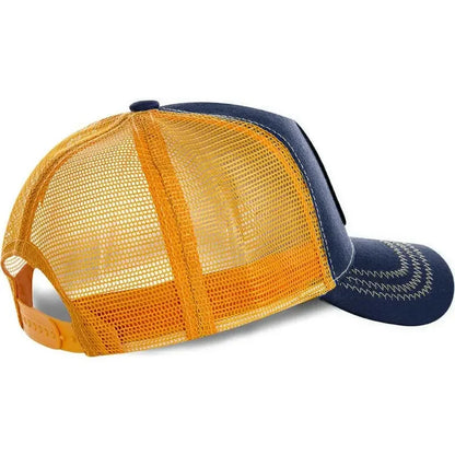 Czapka z motywem Dragon Ball Son Goku – letnia czapka podróżna z daszkiem, męska czapka z haftem w stylu hip-hopowym, z daszkiem przeciwsłonecznym, regulowana czapka typu trucker z siateczką