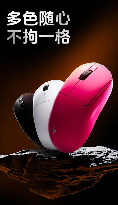 ATK A9 bezdrôtová herná myš s technológiou NearLink, ergonomická PAW3395, trojrežimová Bluetooth myš s nízkou latenciou pre e-šport a PC