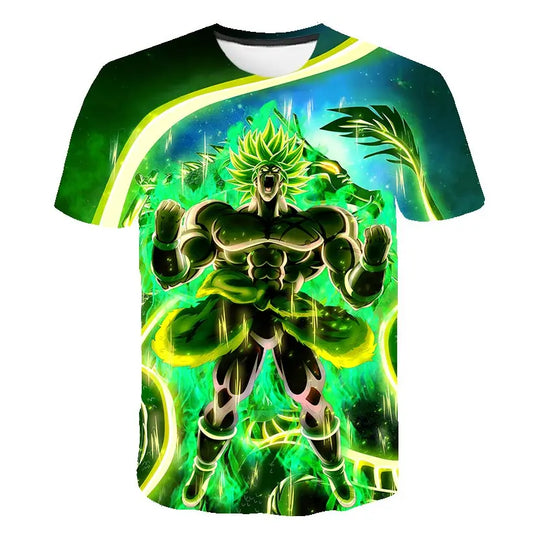 Men's T-shirts Dragon Ball Z T-shirt Boys Clothes Children's Clothing Summer Short Sleeve Kids Cartoon Tee Tops Baby Boy T Shirt