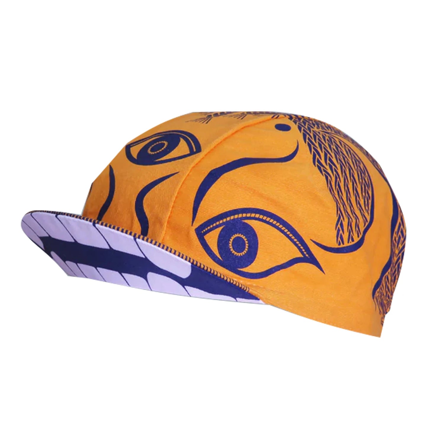 SweetMatt Classic Retro Pizza Dinosaur Bulldog Green White Red  Polyester Bicycle Men's Caps Quick Dry Cycling Sports Balaclava