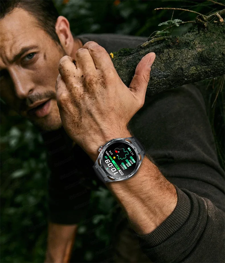 Smart Watch Men High-end Health Blood Pressure Blood Oxygen Lipids Uric Acid Sapphire Smart Watches Ai GPT Custom Dial ECG 2026