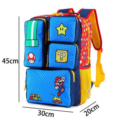 In Stock Minecraft Backpack Large Capacity Lightweight Pressure Relief Cartoon Print Outdoor Travel Hiking For Men Students