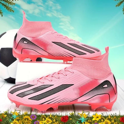 Fotbollsskor för män, New TF, sneakers för konstgräs och turf, ultralätta herrfotbollsskor, bekväma ankelhöga fotbollsskor för futsal och snabbt spel