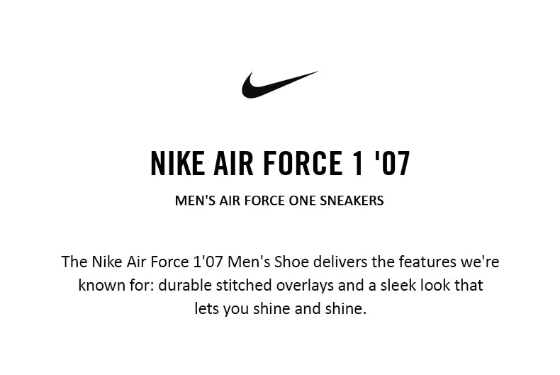 Nike Original Men’s and Women’s Shoes New AIR FORCE 1 Board Shoes Classic Fashion AF1 Casual Shoes DD8959-100