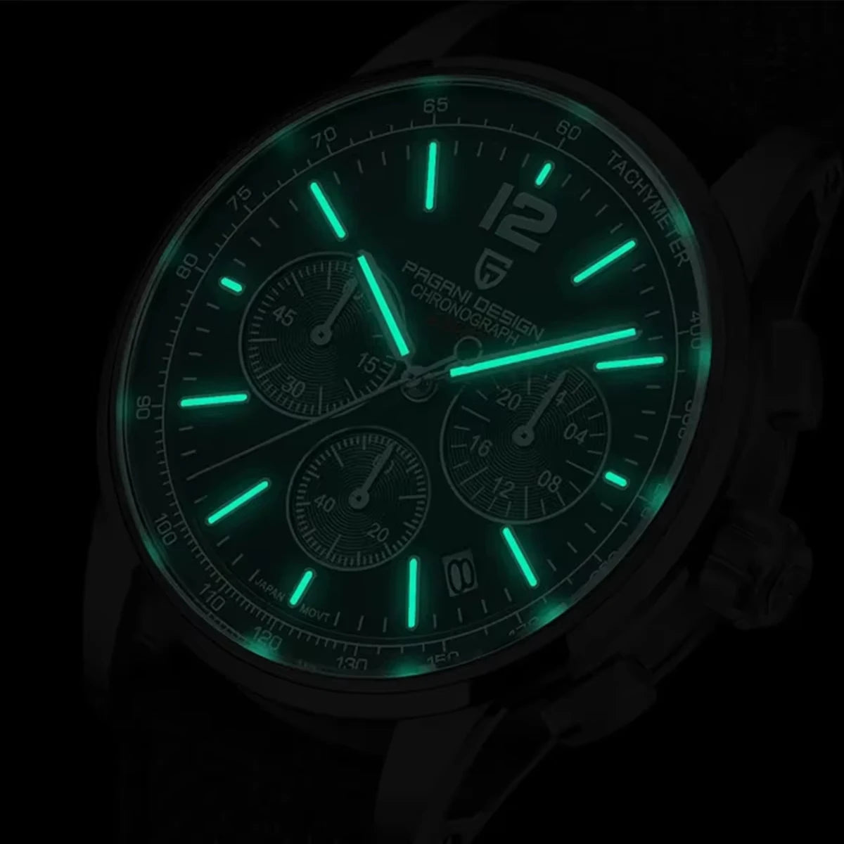 PAGANI DESIGN 2026 New Luxury Fashion Casual Men Quartz Watches VK63 100M Water Resistant Sapphire Glass Stainless Steel Watches