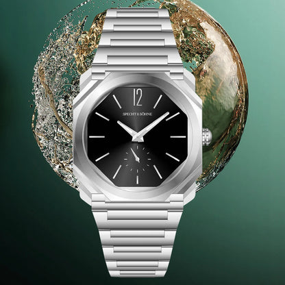 2026 Neue Mode 38MM Specht & Söhne ultraflache Quarzuhr für Herren, 316L-Edelstahluhr, Saphirglas, 50M wasserdicht