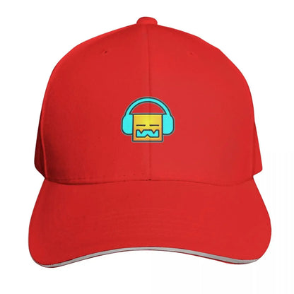 Geometry dash unblocked level Baseball Cap funny hat |-F-| Golf Hat Luxury man cap For Women Men's
