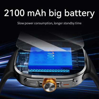 M99 Smartwatch 5G With 2.4inch Amoled Screen 900W Rotating Camera WIFI GPS Position Compass NFC Bluetooth Smart Watch Men Women