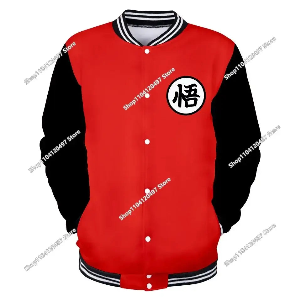 Dragon Ball Goku Kid Men Zipper Hoodie Cartoon Japan Style Anime Women Sweatshirt 2025 New Fashion Children Jackets Coat, Produit gaming premium Fraquane