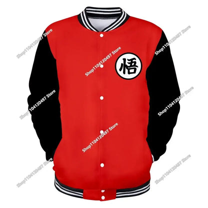 Dragon Ball Goku Kid Men Zipper Hoodie Cartoon Japan Style Anime Women Sweatshirt 2025 New Fashion Children Jackets Coat, Produit gaming premium Fraquane