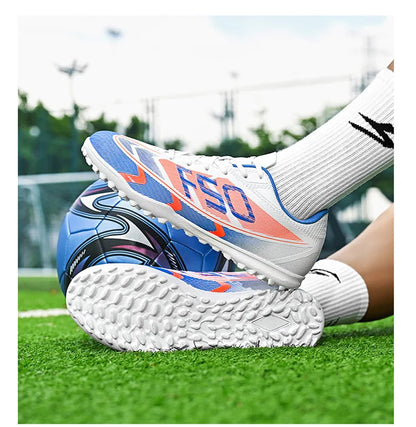 Nouvelles Chaussures de Football de Qualité pour Hommes Antidérapantes, Crampons de Football Ultralégers TF/FG pour Garçons