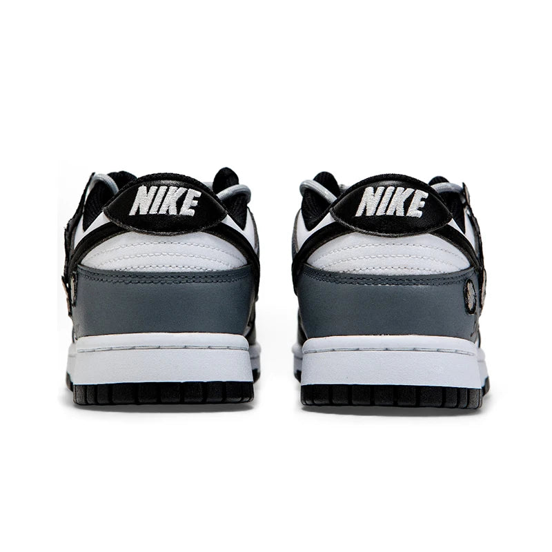 Custom Sneakers Nike Dunk Low Moon Rabbit Panda GS Deconstructed Graffiti Rabbit Patch Fashion Couple Shoes Unisex