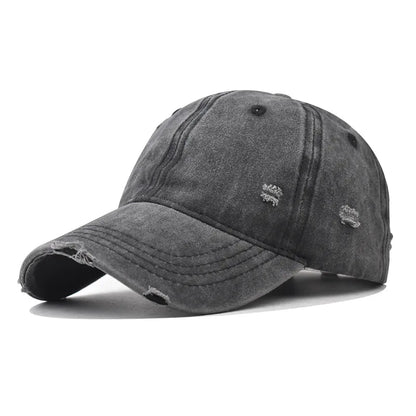 Distressed Baseball Cap Dad Hats for Men Women Vintage Washed Cotton soft crown Hat Adjustable Low Profile Unisex Style Headwear