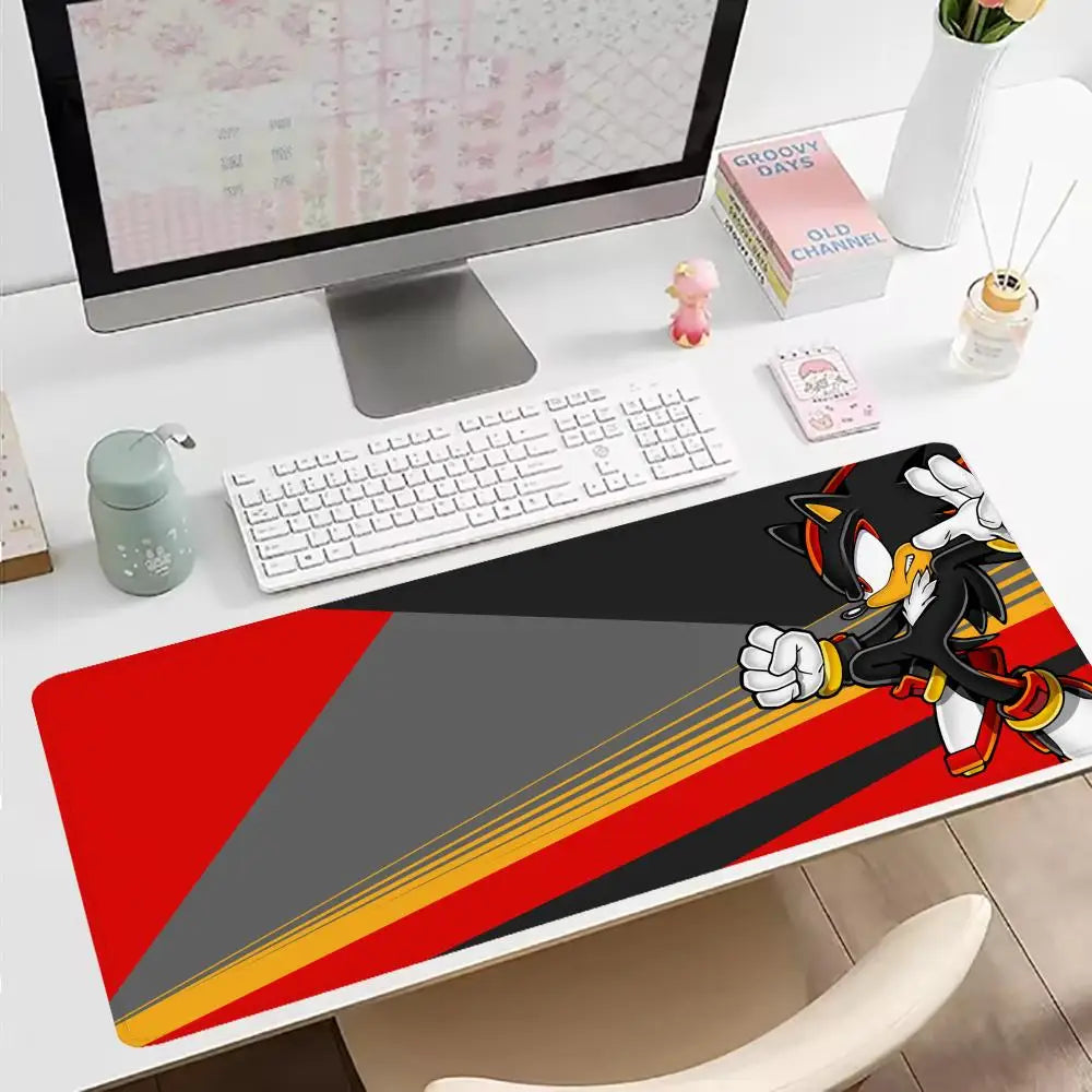 Keyboard Pad Padding Mat Anime Sonic The Hedgehog Mouse Mat Desk Mat With Pad Gaming Accessories Prime Gaming XXL