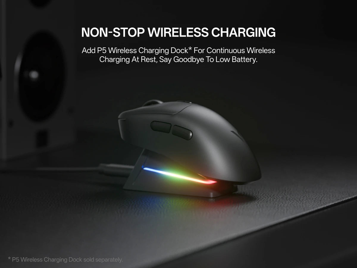 Rapoo VT3 /VT3 MAX Wireless Gaming Mouse True 8K Wireless Polling Rate 53g Lightweight Up to 750Hr Battery Life Macro Enabled