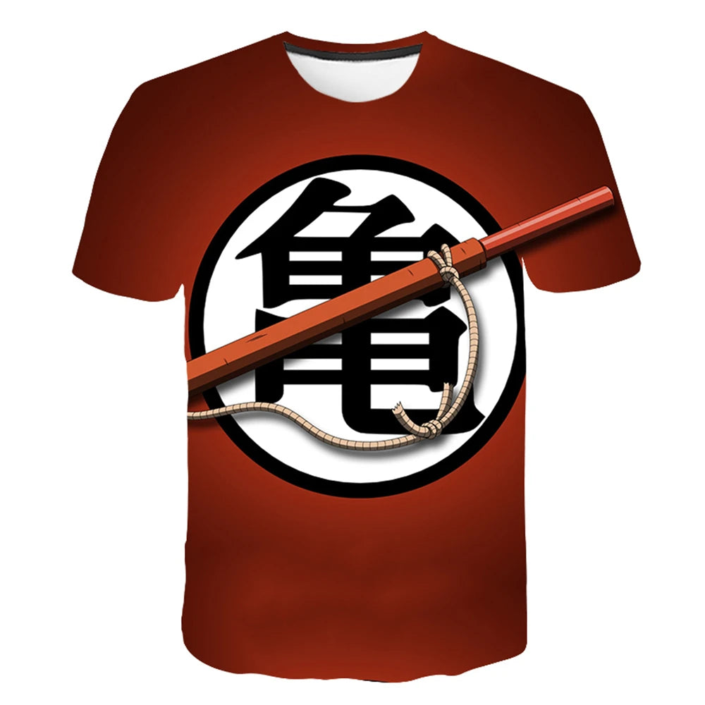 Dragon Ball T-Shirt Kids Adults Top T-Shirt Anime Character Son Goku Super Saiyan T-Shirt Boy Children's Clothes Summer T-Shirts