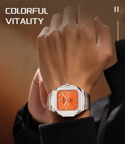 FARASUTE Automatic Mechanical Luxury Men's Watch Miyota9019 Movement Ultrathin 8.9mm Luminous 5ATM Waterproof Wristwatches Male