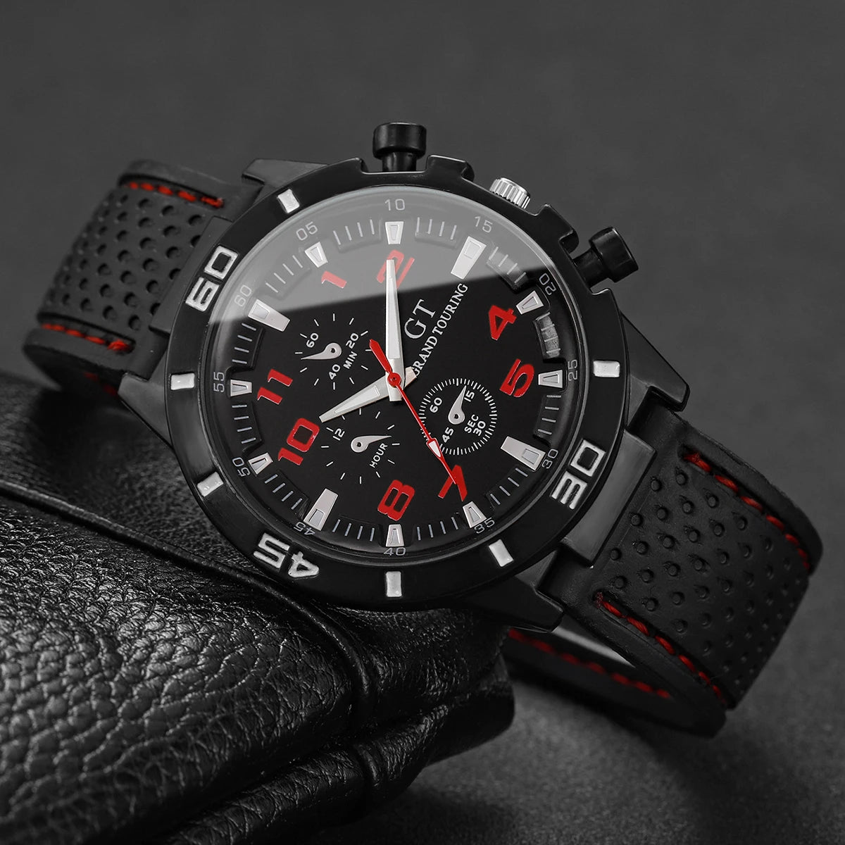Men’s Sports Quartz Watch Casual Silicone Strap, Stylish Analog Dial & Lightweight Wristwatch