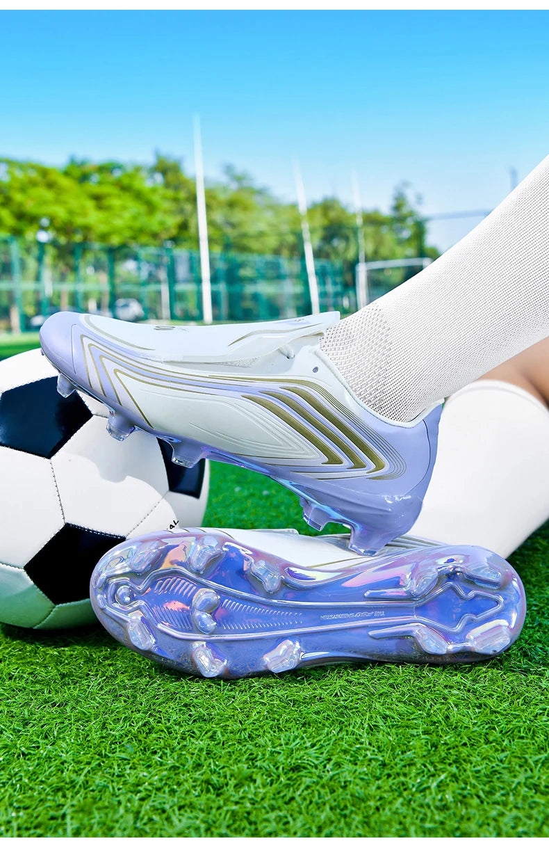 Nouvelles chaussures de football pour hommes, crampons pour femmes, modèle unisexe pour futsal, ultra-légères, TF/FG, chaussures de football professionnelles de haute qualité pour jeunes, baskets.