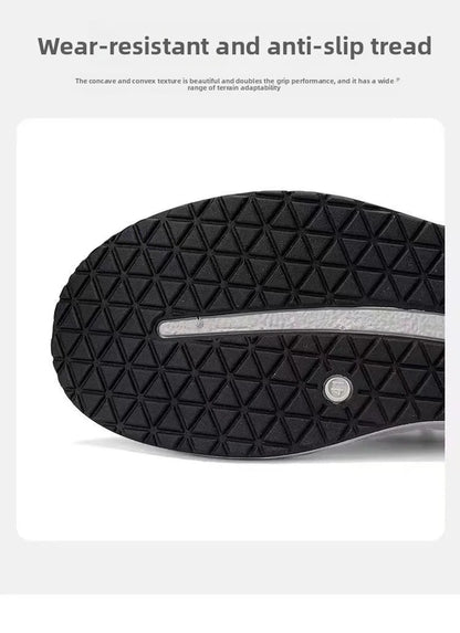 Comfortable Breathable Mesh Sports Shoes, Men's Casual Style, Lightweight Versatile Plain Color, Spring Summer Autumn Seasonal Wear