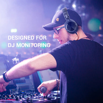 Cuffie DJ da studio cablate over-ear OneOdio con microfono – Headset per mixaggio e monitoraggio con driver da 40mm per gaming e registrazione
