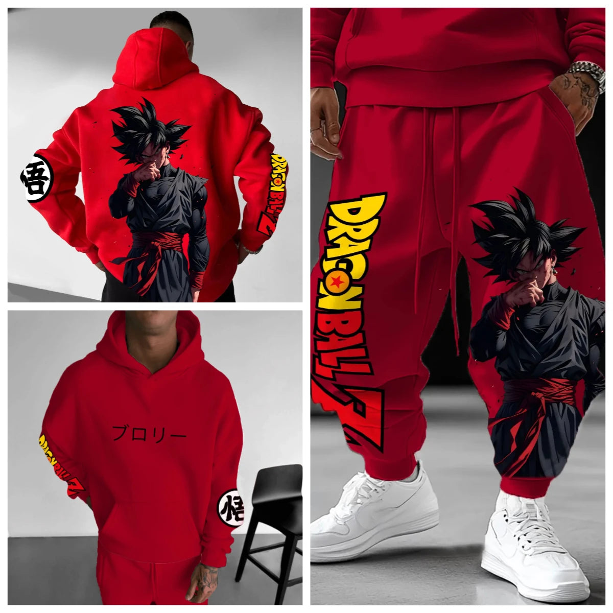 2026 Pok É Mon Animation Printed Hoodie and Pants Set for Men and Women, Casual Style Fashion Set