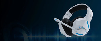BINNUNE BW01 Casque Gaming Sans Fil 2.4GHz pour PS5 PS4 PC, Bluetooth 5.3 avec 120 Heures d'Autonomie et Micro à Réduction de Bruit