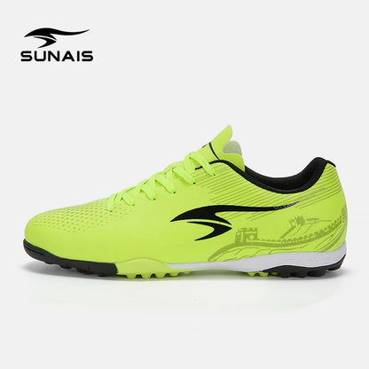 Chaussures de football SUNAIS légères pour terrain synthétique, coupe basse avec maintien de la cheville, spéciales pour terrains en plastique/aires de jeux scolaires