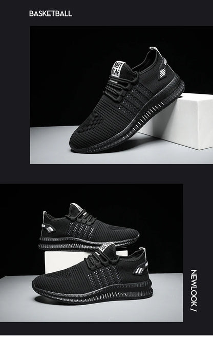 Fashion Sneakers Lightweight Men Casual Shoes Breathable Male Footwear Lace Up Walking Shoe Mens Casual Summer Shoes