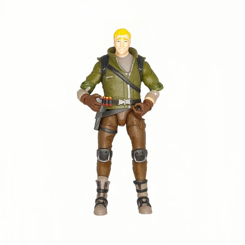 Neue Fortnite Trooper Sky Fox Raven Black8 Spielfigur – bewegliche Cartoon-Actionfigur, cooles dekoratives Ornament und Spielzeug