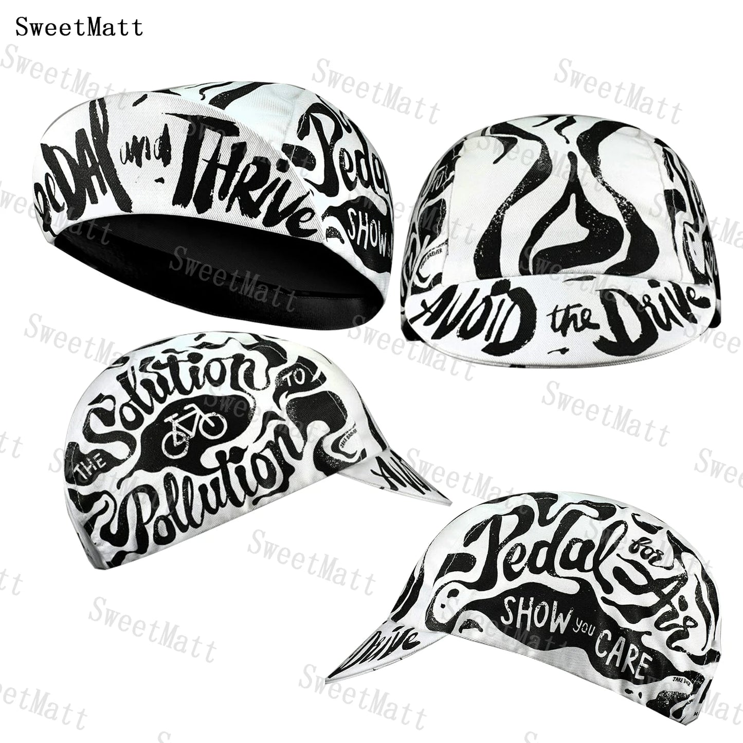 SweetMatt  Classic Retro Cycling Cap  Simple Colorful A Variety Of Styles To Choose From Unisex Size Quick Drying Bicycle Hat