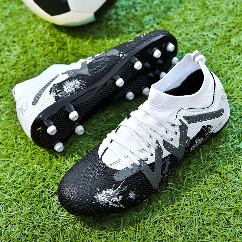 Botte de Football en salle, crampons de Futsal professionnels pour hommes, chaussures de Football pour adultes, durables, confortables, antidérapantes, baskets d'entraînement pour adolescents