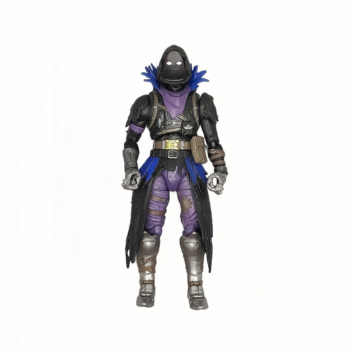 Neue Fortnite Trooper Sky Fox Raven Black8 Spielfigur – bewegliche Cartoon-Actionfigur, cooles dekoratives Ornament und Spielzeug