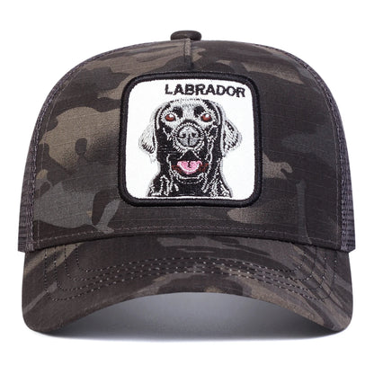 Unisex LABRADOR Dog Embroidery Baseball Net Caps Spring and Summer Outdoor Adjustable Casual Hats Sunscreen Hat Sports Cap