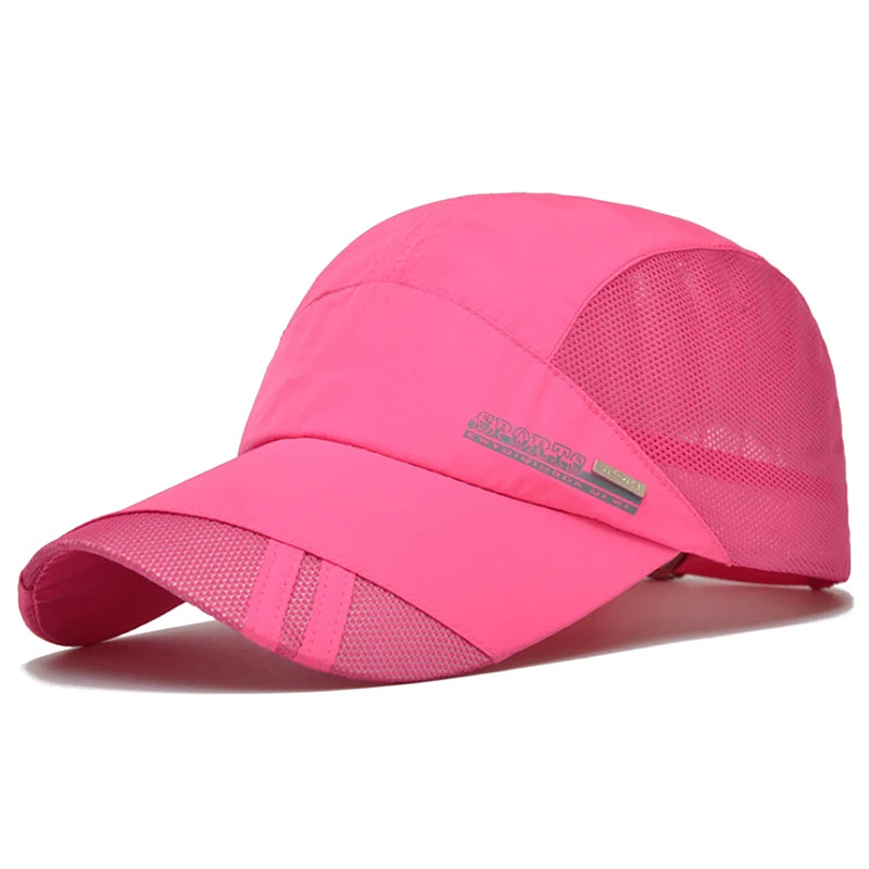 The New Spring Sun Hat Outdoor Travel Baseball Cap Sports Breathable Hat Screening Speed Dry Hat