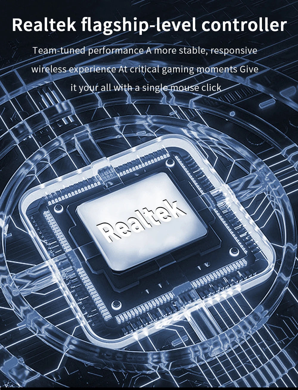 Motospeed Darmoshark M3 V2 Double 8K Gaming Mouse Bluetooth Wireless 26K DPI PAW3395 Sensor Macro Game Mouse For Laptop PC